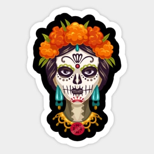 Dia de los muertos Halloween Shirt Sticker